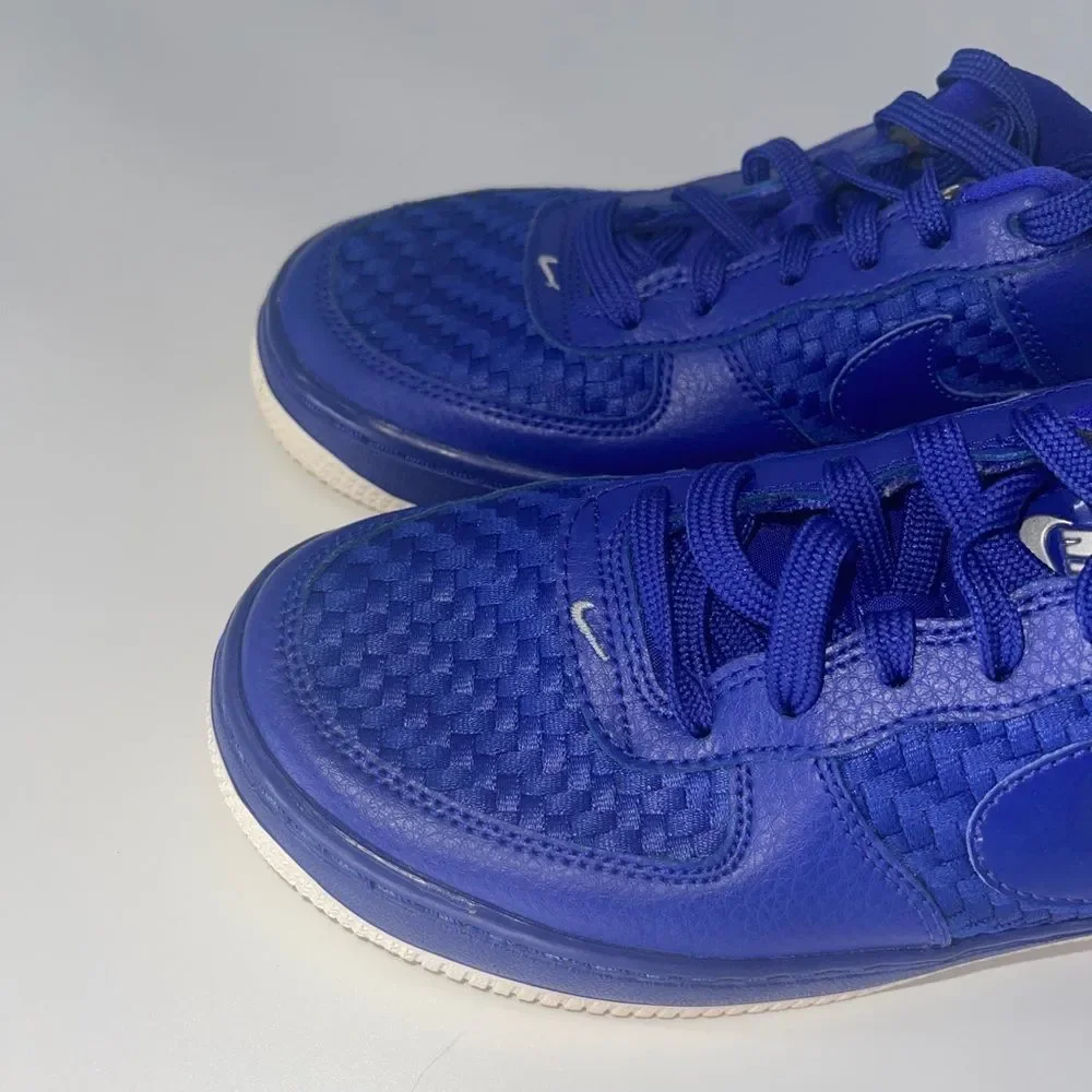 Nike Air Force 1 Low Woven 07 LV8 Concord Blue Women Size 6.5 Youth‎ 5